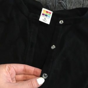 Toddler black cardigan